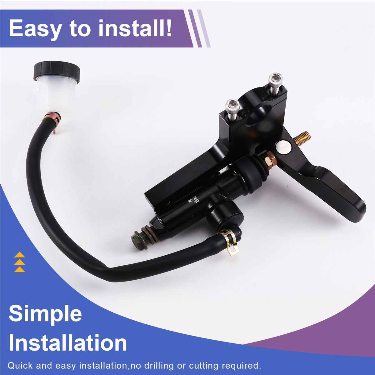A23Z 오토바이 엄지 브레이크 레버 리어 마스터 펌프 - Motorcycle Thumb Brake System Kit 리뷰 및 가격